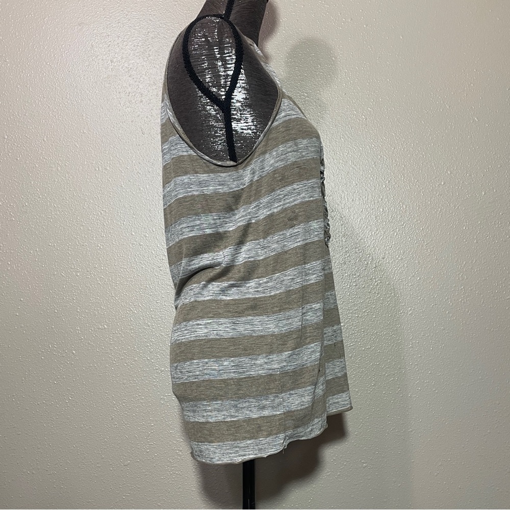 Smitten Ruffle Chest Tank Top - Picture 2 of 6